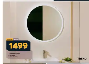 Megaflis Trend Moon lysspeil tilbud