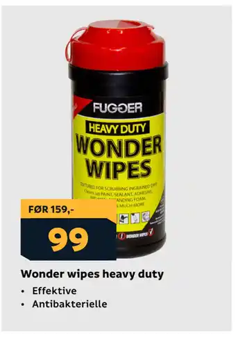 Megaflis Wonder wipes heavy duty tilbud