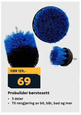 Megaflis Probuilder børstesett tilbud