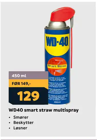Megaflis WD40 smart straw multispray tilbud