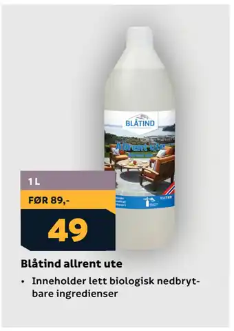 Megaflis Blåtind allrent ute tilbud