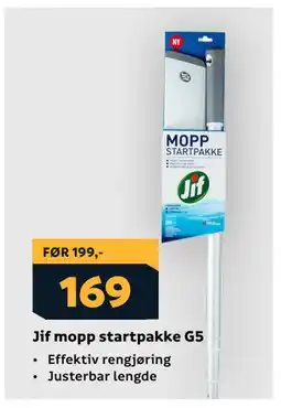 Megaflis Jif mopp startpakke G5 tilbud
