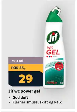 Megaflis Jif wc power gel tilbud