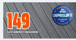 Obs Bygg 24X137 KOMPOSITT TERRASSEBORD tilbud