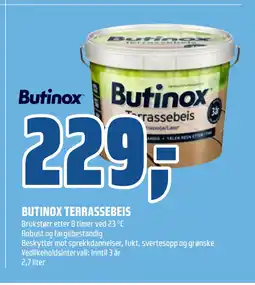 Coop Obs BUTINOX TERRASSEBEIS tilbud