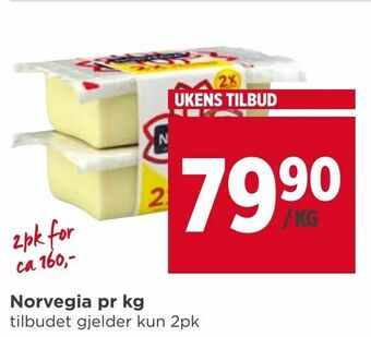 Meny Norvegia pr kg tilbud