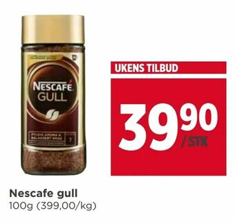 Meny Nescafe gull tilbud