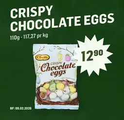 Holdbart CRISPY CHOCOLATE EGGS tilbud