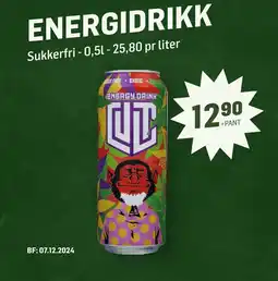 Holdbart ENERGIDRIKK tilbud