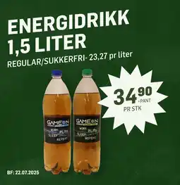Holdbart ENERGIDRIKK 1,5 LITER tilbud