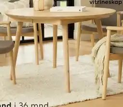 Skeidar Woodcraft rundt bord tilbud