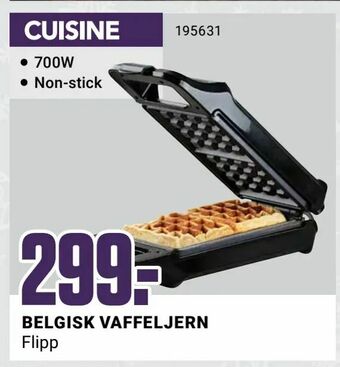 Europris Belgisk vaffeljern tilbud