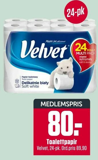 Europris Toalettpapir tilbud