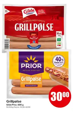 Spar Grillpølse tilbud