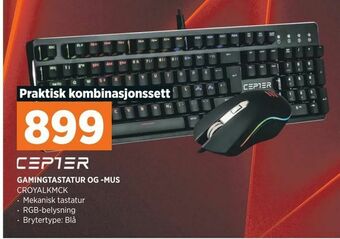 POWER Gamingtastatur og -mus tilbud