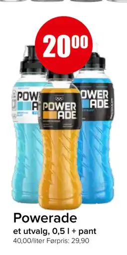 Spar Powerade tilbud