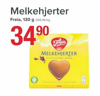Spar Melkehjerter tilbud