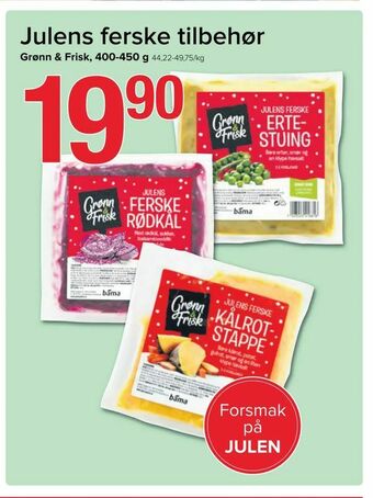 Spar Julens ferske tilbehør tilbud