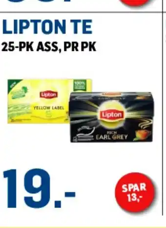 Price Lagerbutikk LIPTON Te tilbud