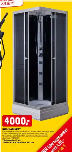jem & fix DUSJKABINETT tilbud