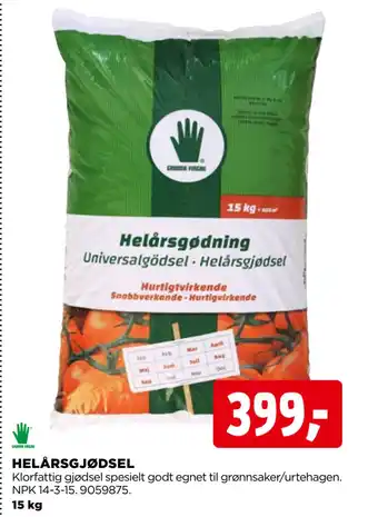 jem & fix HELÅRSGJØDSEL tilbud