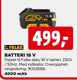jem & fix BATTERI 18 V tilbud