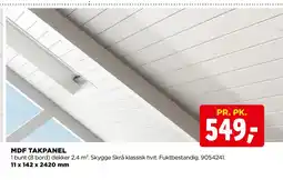 jem & fix MDF TAKPANEL tilbud