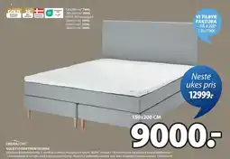 JYSK GOLD C10 KONTINENTALSENG tilbud