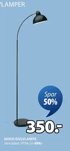 JYSK HUGO GULVLAMPE tilbud