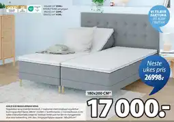 JYSK GOLD E35 REGULERBAR SENG tilbud