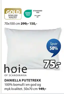 JYSK DANIELLA PUTETREKK tilbud