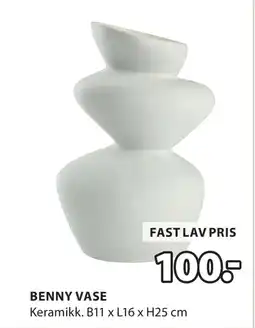 JYSK BENNY VASE tilbud