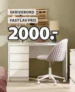 JYSK SKRIVEBORD tilbud