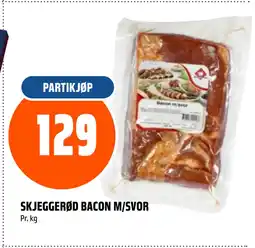 Coop Obs SKJEGGERØD BACON M/SVOR tilbud