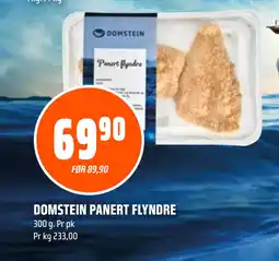 Coop Obs DOMSTEIN PANERT FLYNDRE tilbud