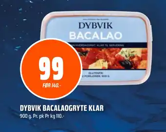 Coop Obs DYBVIK BACALAOGRYTE KLAR tilbud