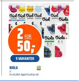 Coop Obs BIOLA tilbud
