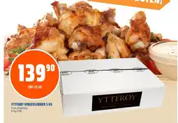 Coop Obs YTTERØY VINGEKLUBBER 5 KG tilbud