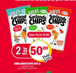 Coop Extra SØRLANDSCHIPS RIFLA tilbud