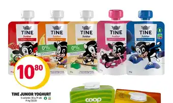 Coop Extra TINE JUNIOR YOGHURT tilbud