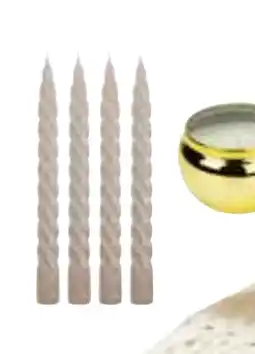 Nille Twist stakelys, 4pk tilbud