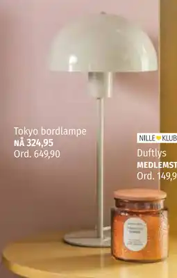 Nille Tokyo bordlampe tilbud