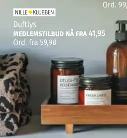Nille Duftlys tilbud