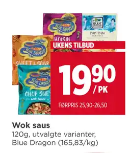 Meny Wok saus tilbud