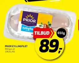 Bunnpris PRIOR KYLLINGFILET tilbud