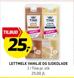 Bunnpris LETTMELK VANILJE OG SJOKOLADE tilbud