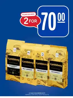 Rema 1000 UTVAGLT KJELDSBERG KAFFE tilbud