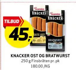 Bunnpris KNACKER OST OG BRATWURST tilbud