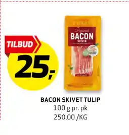 Bunnpris BACON SKIVET TULIP tilbud