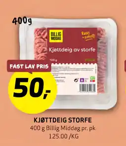 Bunnpris KJØTTDEIG STORFE tilbud